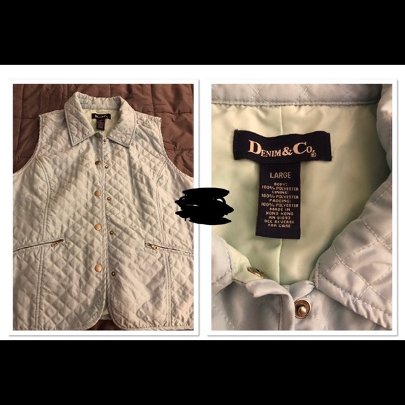 🌸DENIM & CO VEST🌸 - Picture 1 of 1